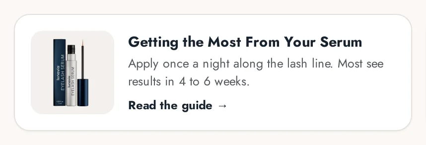 Education card with a how-to guide